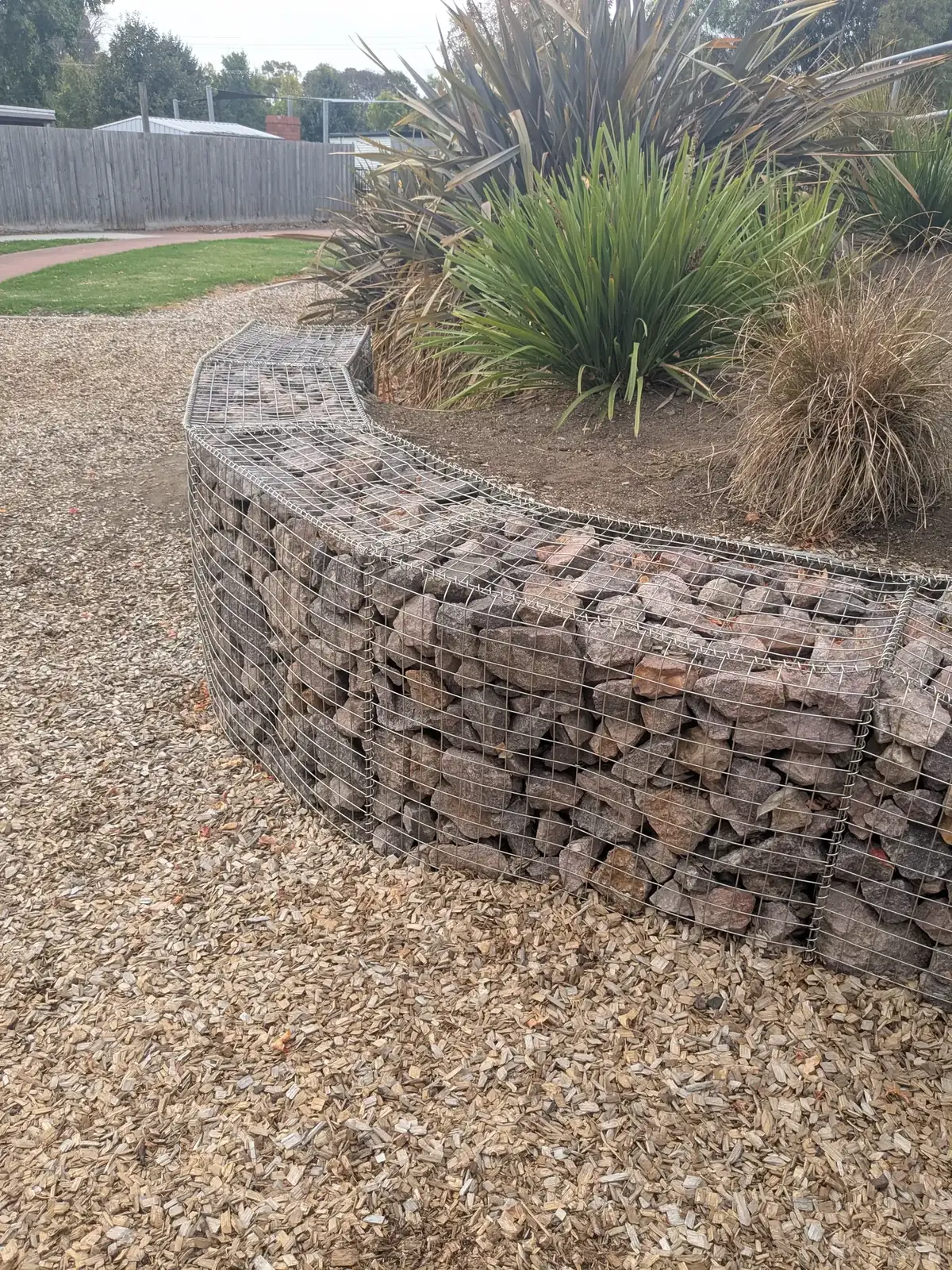 Retaining wall built near Ocean Grove