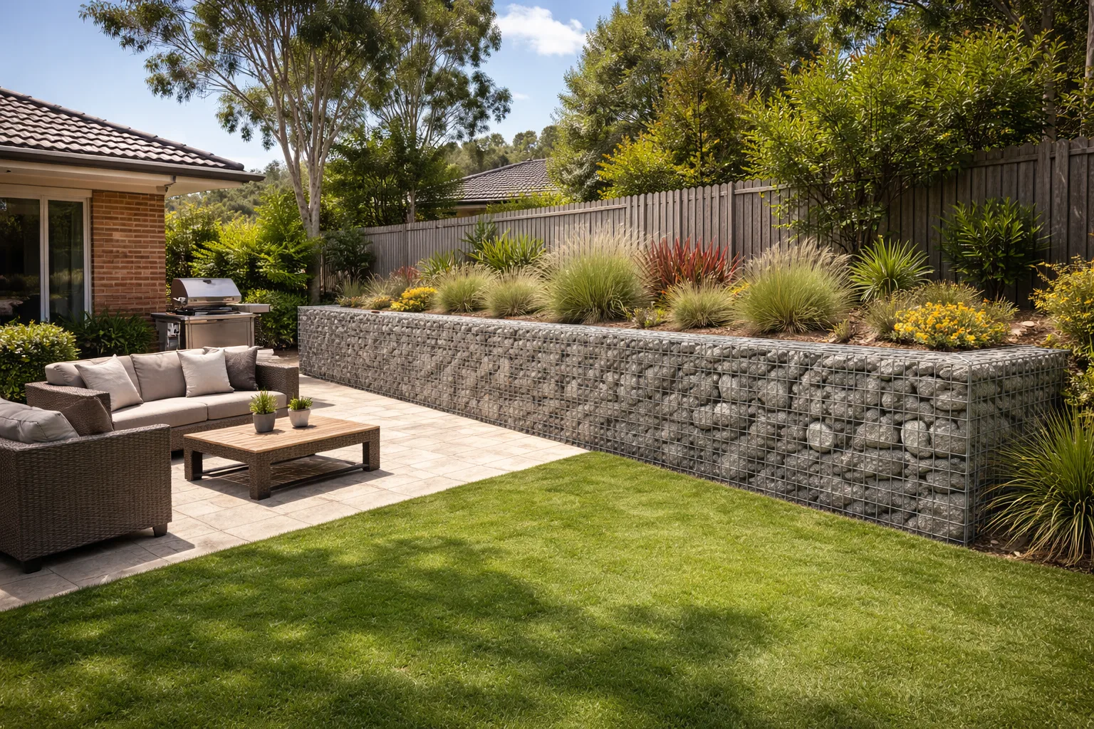 Retaining wall built near Queenscliff