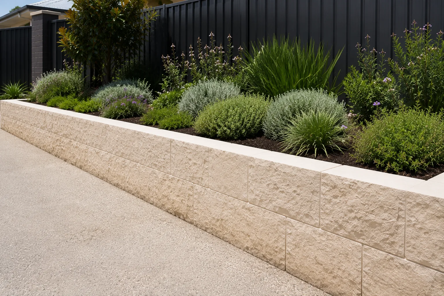 Retaining wall construction in Geelong